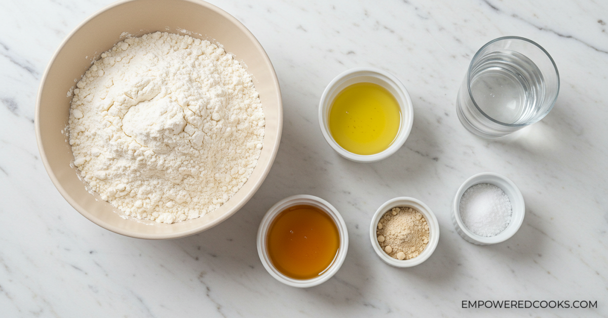 Pizza dough ingredients