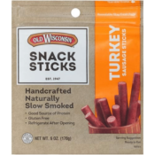 Amazon Prime Pantry: Old Wisconsin Turkey Sausage Snack Sticks, Naturally...