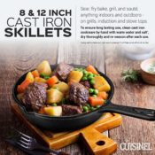 Today Only! Amazon: Save BIG on Cuisinel Cast Iron Cookware and Pan Organizers...