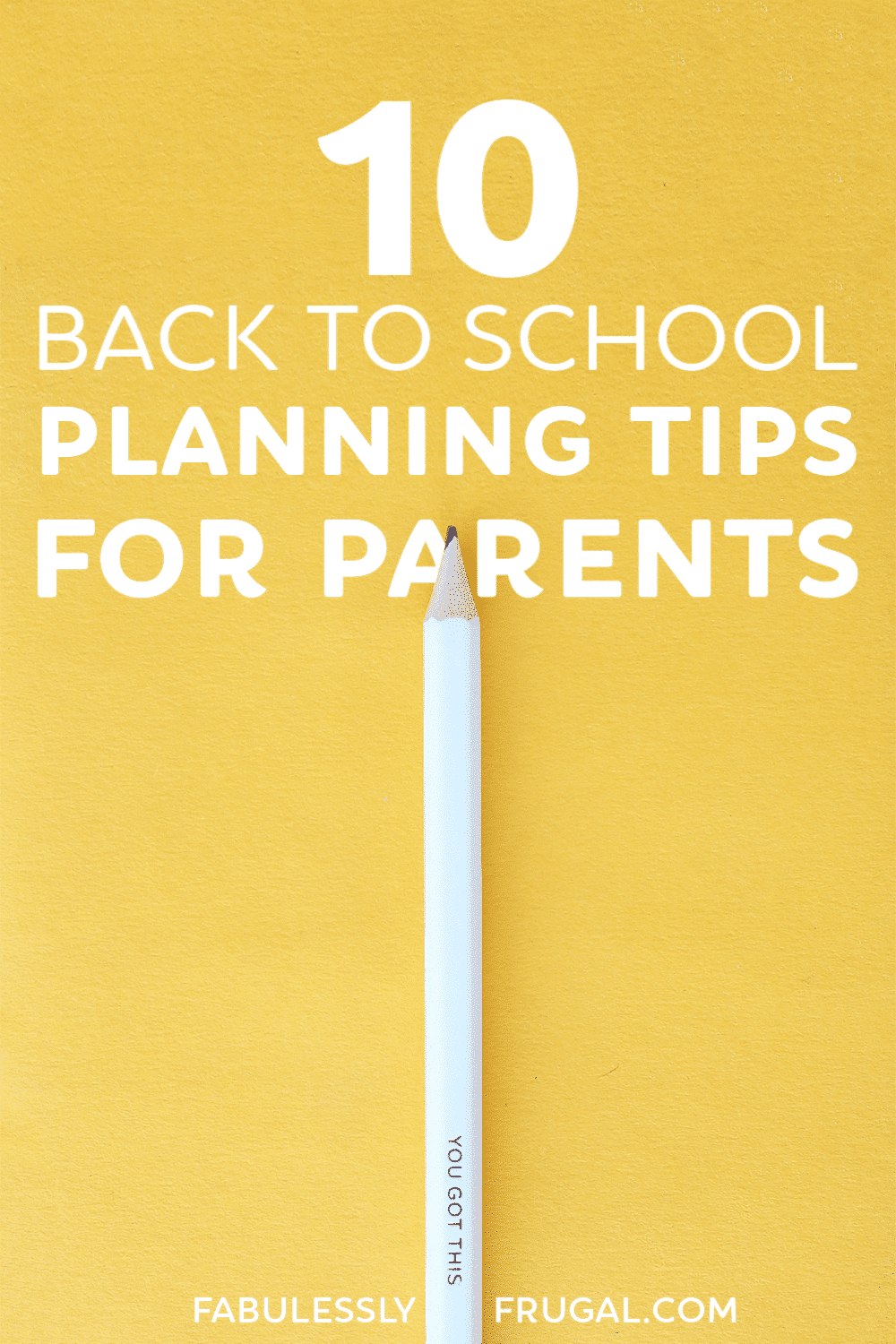 Back to school planning for parents
