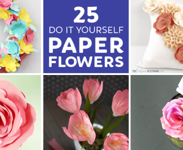 Do it yourself paper flowers