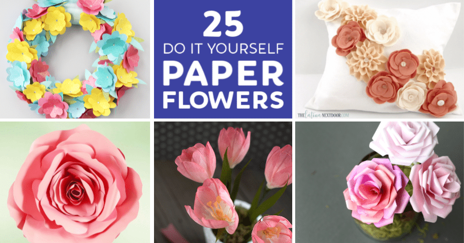 25 Diy Paper Flowers That Are So Pretty