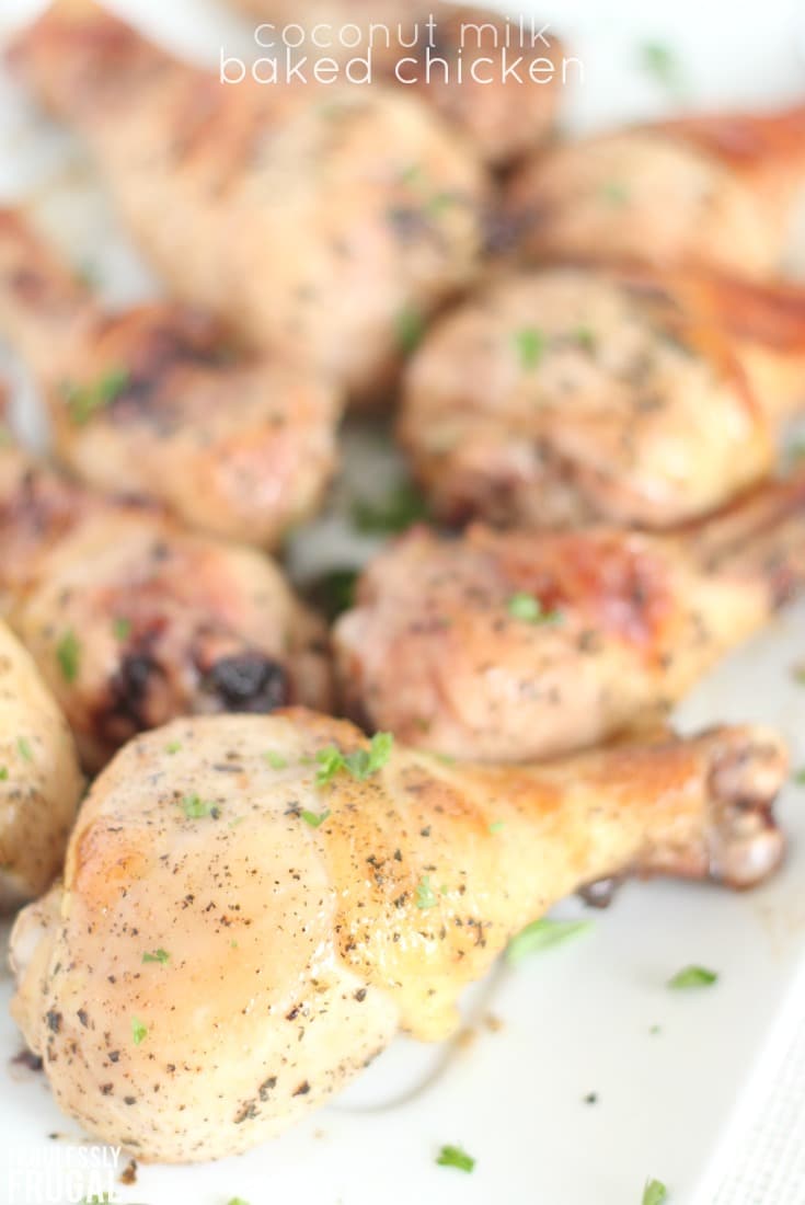 Baked Coconut Milk Chicken Recipe Fabulessly Frugal