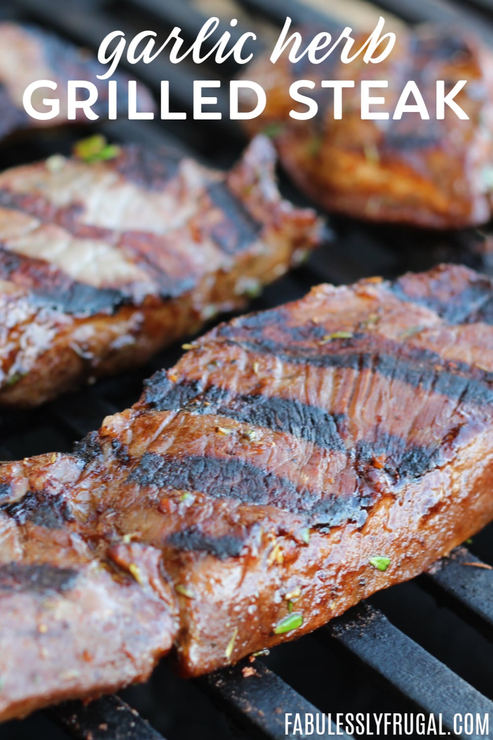 Grilled Garlic Herb Steak Tips Recipe Fabulessly Frugal