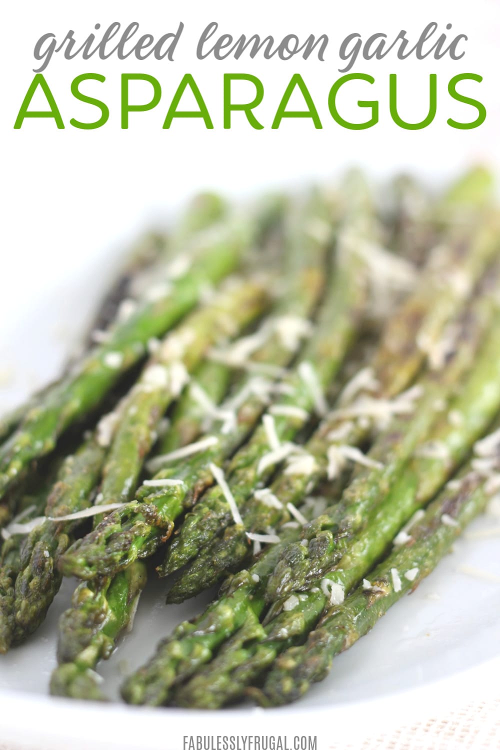 Grilled Lemon Garlic Asparagus Recipe Fabulessly Frugal
