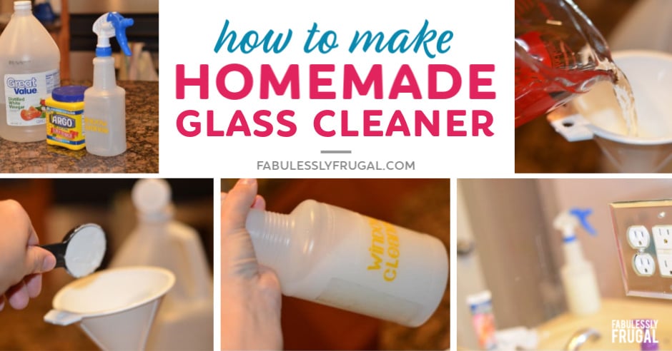 Homemade glass cleaner bathroom cleaning hacks