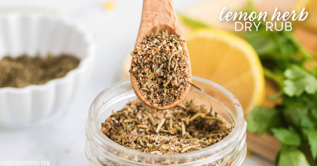 Lemon herb dry rub