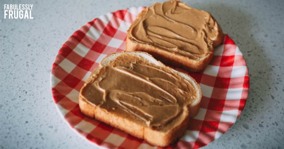Peanut butter bread
