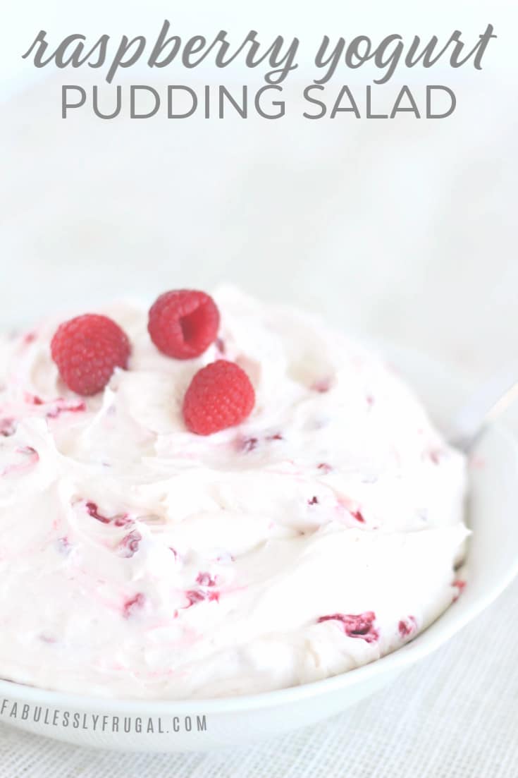 Raspberry Yogurt Pudding Salad Recipe Fabulessly Frugal