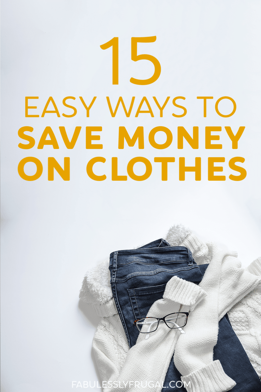 Ways to save money on clothes