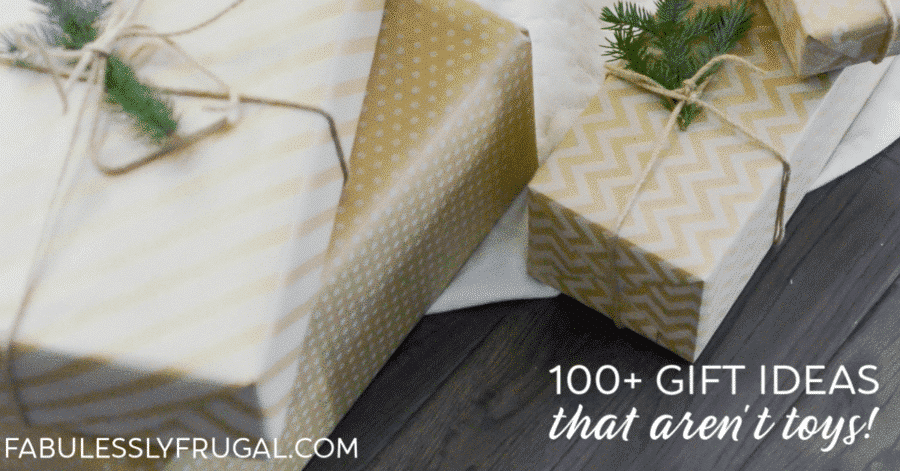 100 gift ideas that aren't toys