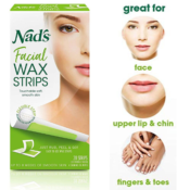 Amazon: Nad's Face Wax Kit with 20 Strips + 4 Calming Oil Wipes as low...