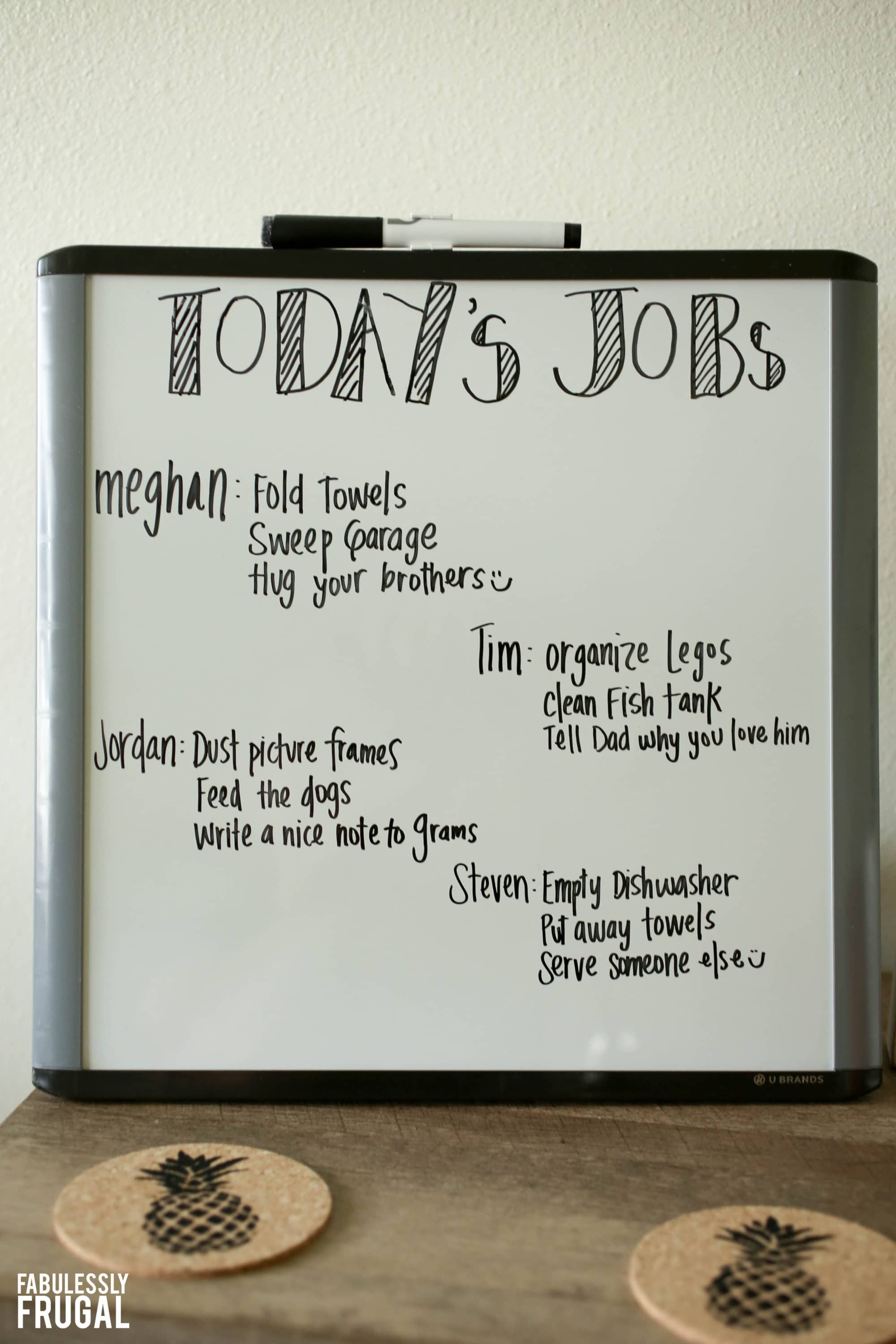 How to manage a home with a job board