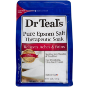 Amazon: 6 Lb Bag Dr Teal’s Therapeutic Solutions Pure Epsom Salt Soaking...