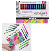 Amazon: 60-Pack Doodlerz Gel Stick Pen Mega Set $13 (Reg. $28) - FAB Ratings!