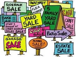 yard sale garage sale signs