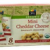 Amazon: 8 Pack Mini Cheddar Cheese Sandwich Crackers, 1 oz bags as low...