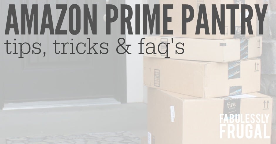 Amazon Prime pantry tips and tricks
