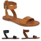 Nordstrom Rack: Madewell Leather Ankle Strap Sandals - 3 Colors $29.97...