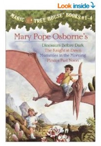 Magic Tree House Boxed Set, Books 1-4 Dinosaurs Before Dark, The Knight at Dawn, Mummies in the Morning, and Pirates Past Noon