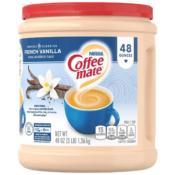 Amazon: Nestle Coffee-mate Powder, French Vanilla 48 oz. $17.99 (Reg. $23.09)...
