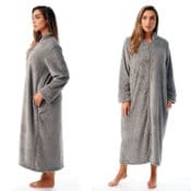 Amazon: #StayHome Plush Zipper Lounger Robe $29.99 (Reg. $38) + Free Shipping...