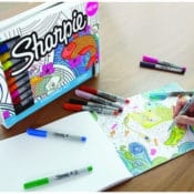 Amazon: Set of 20 Sharpie Permanent Markers with Aquatic-Themed Adult Coloring...