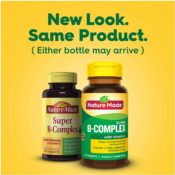 Amazon: TWO 60 Count Nature Made Super B-Complex Tablets as low as $3.49...