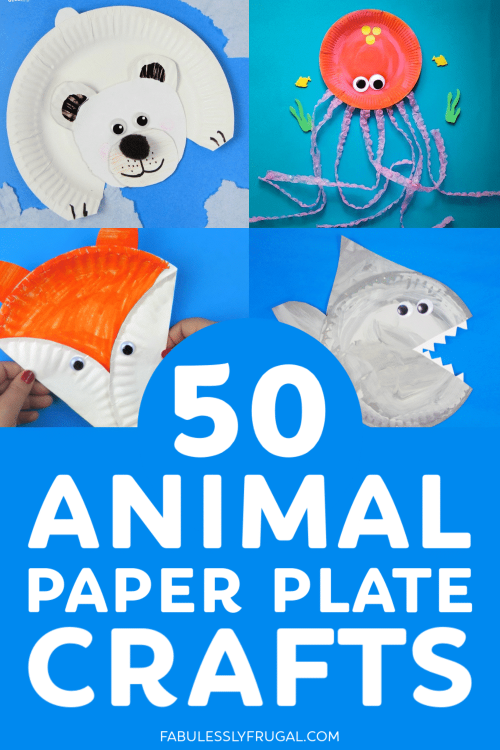 Animal paper plate crafts