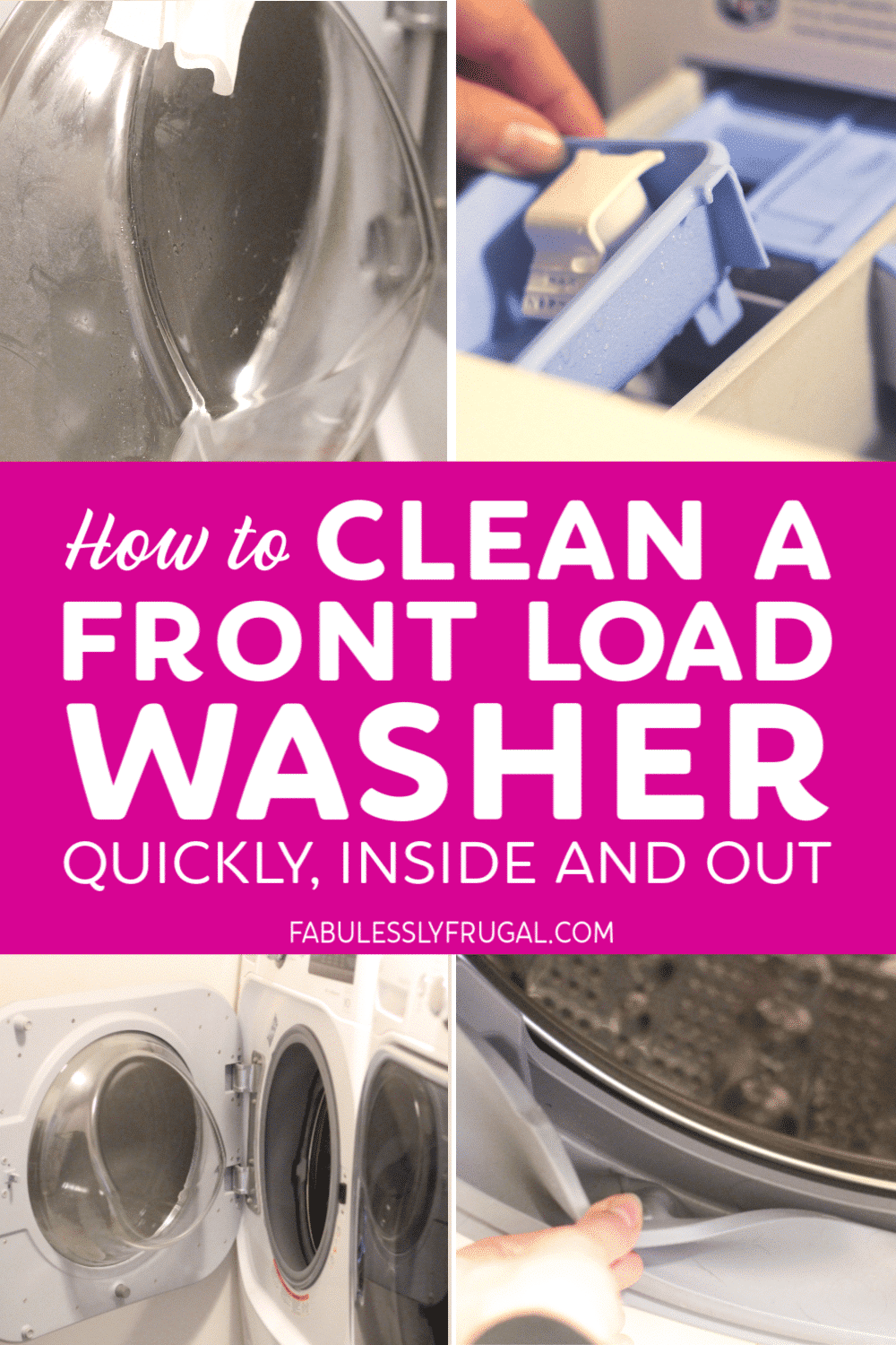 Cleaning front load washer
