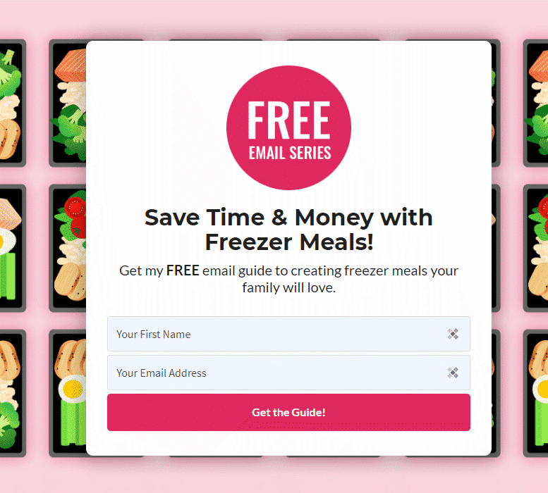 Fabulessly Frugal freezer meal opt-in