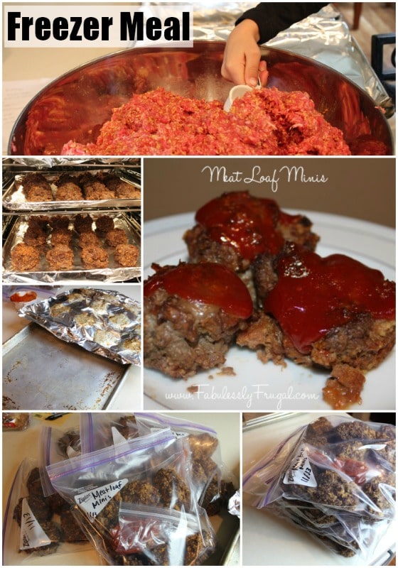 Fabuless Freezer Cooking Meatloaf Minis Recipe Fabulessly Frugal