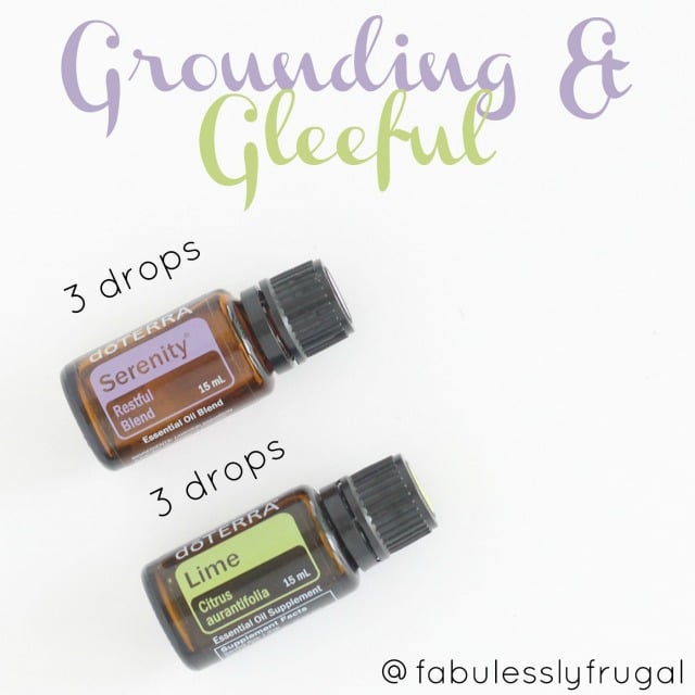 Grounding and gleeful diffuser blends