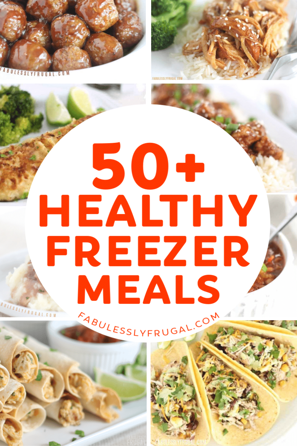 Healthy freezer meals