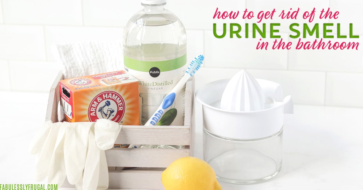 How to get rid of urine smell in bathroom