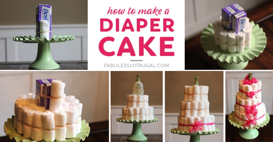 How to make a diaper cake