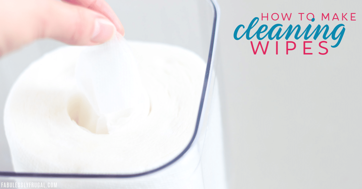 How to make cleaning wipes