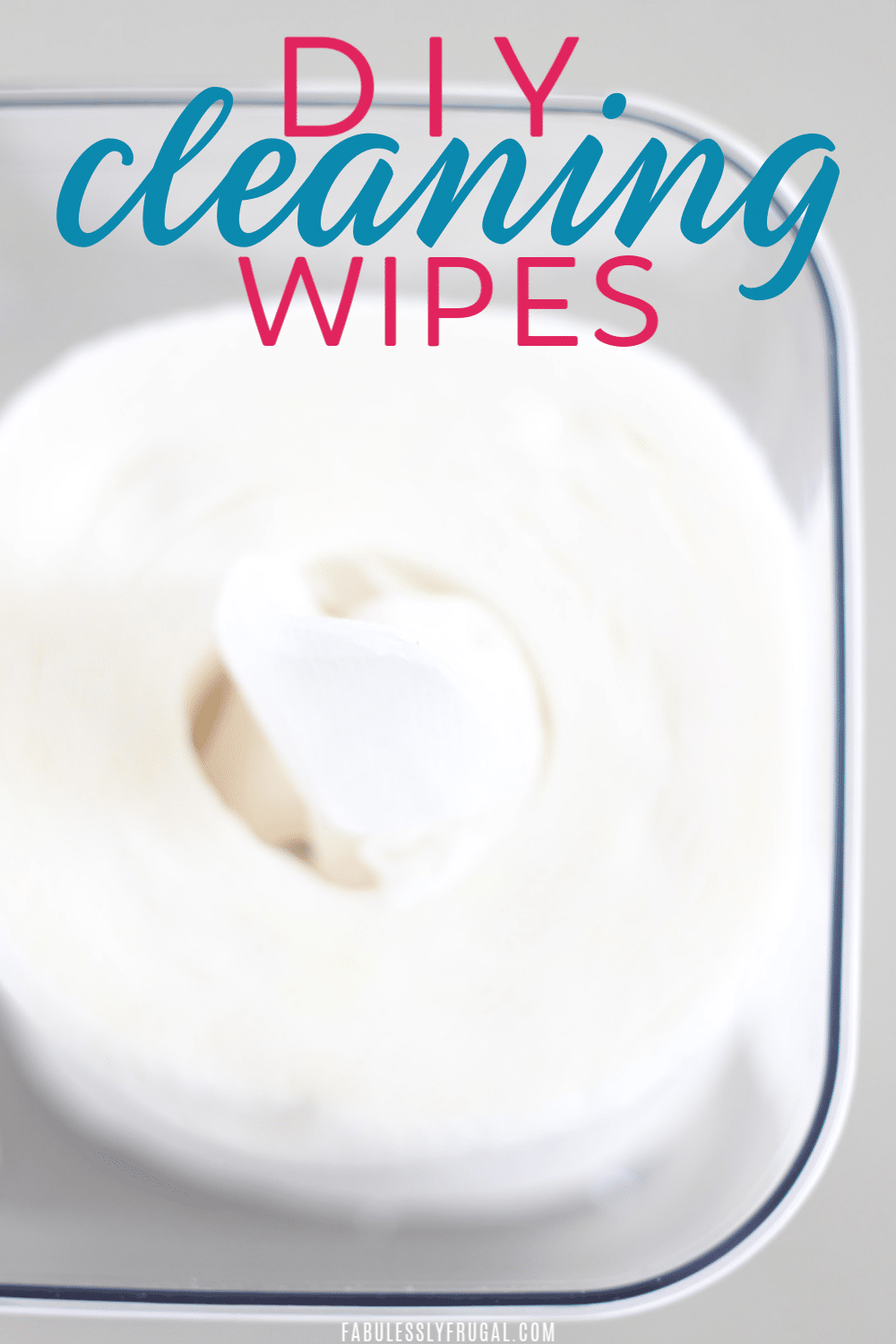 Make your own paper towel cleaning wipes