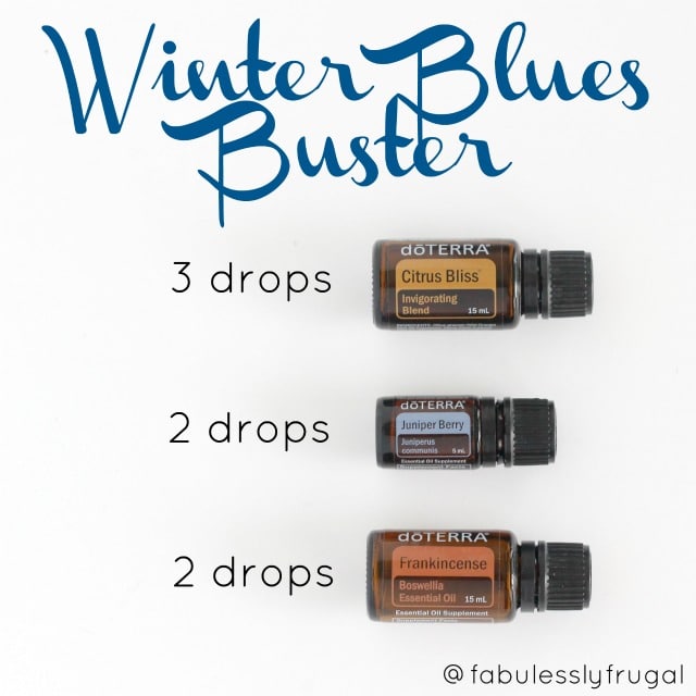 Winter blues buster diffuser blend