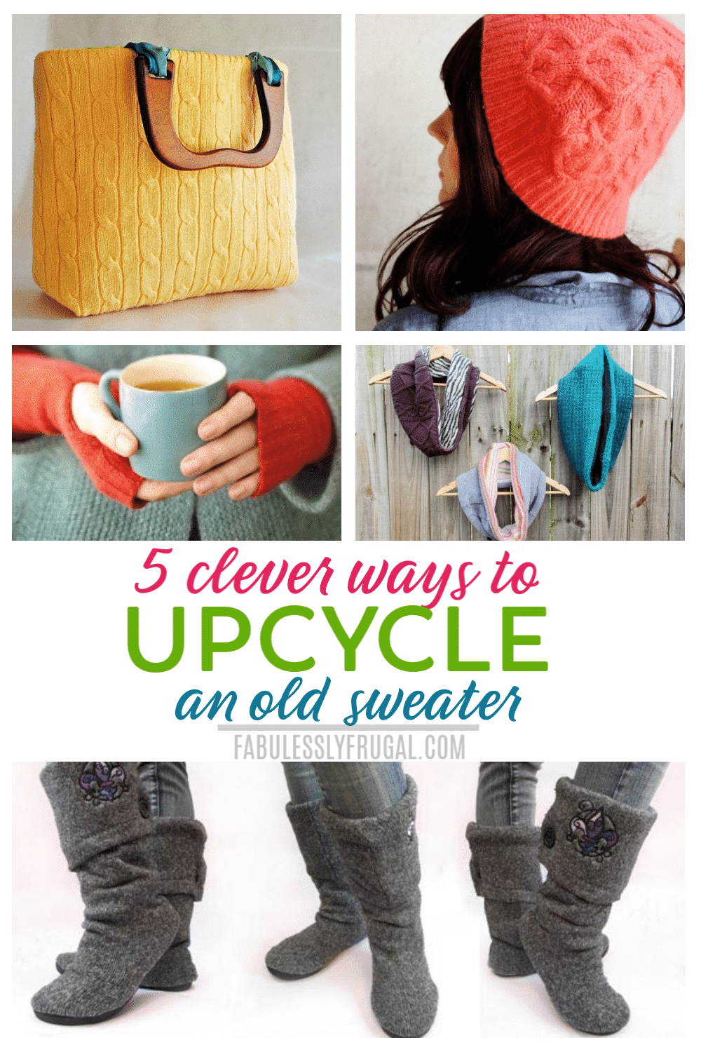 Upcycle sweater ideas