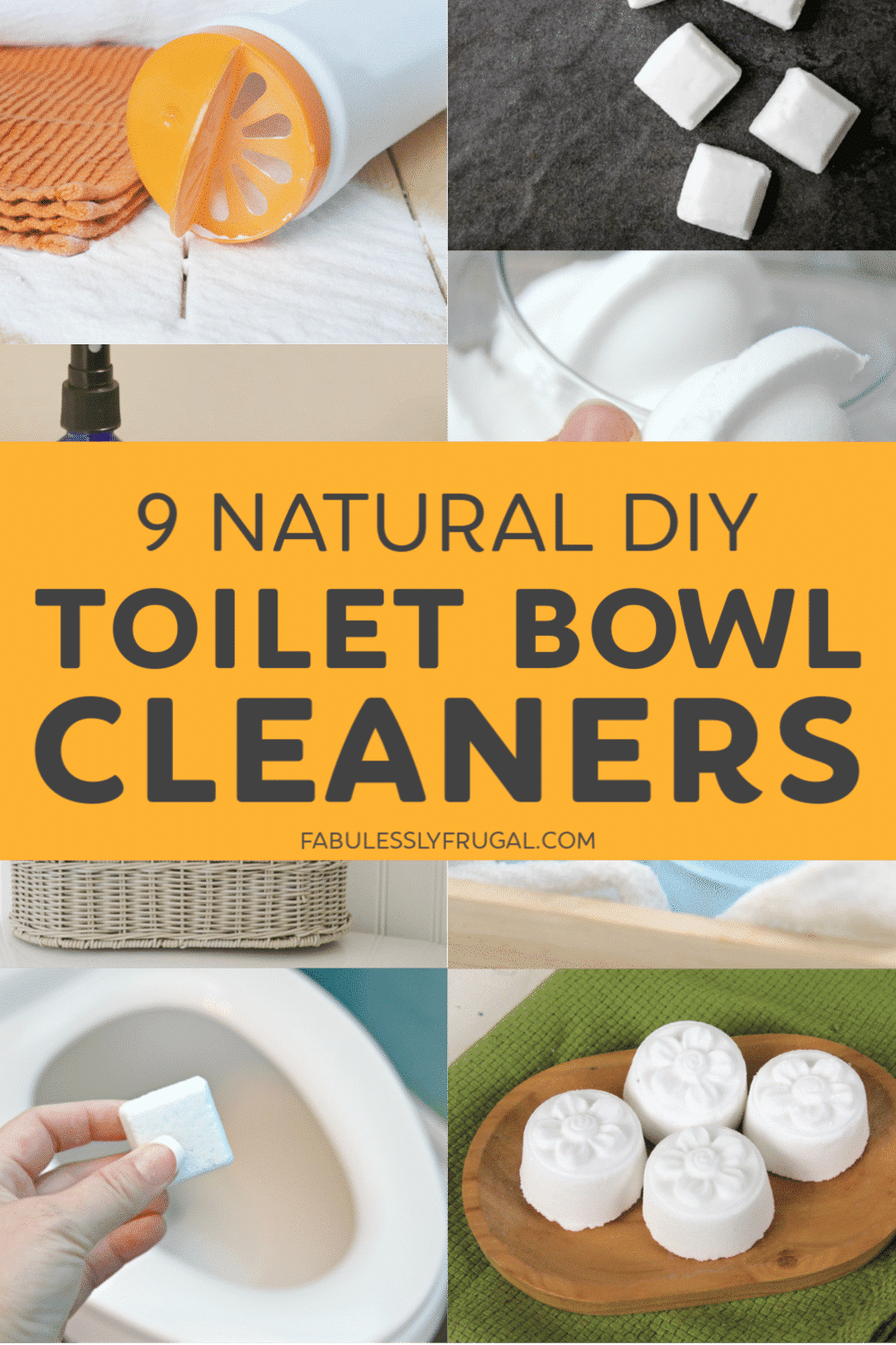 DIY toilet bowl cleaner recipes