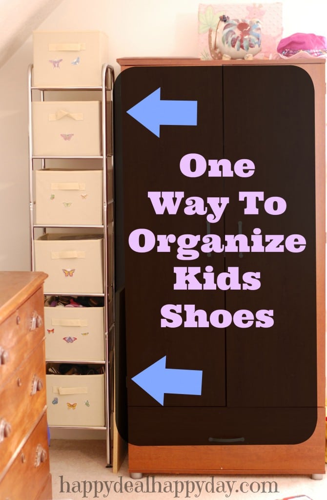 Organize kids shoes