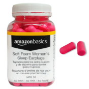 Amazon: 2-Pack Soft Foam Women’s Sleep Ear Plugs, 50-Pair (100 Total)...