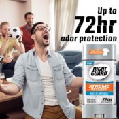 Amazon: 4 Sticks Right Guard Xtreme Defense Antiperspirant Deodorant Gel,...