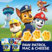 Amazon: 4-Pack Kraft Paw Patrol Shapes Macaroni & Cheese Dinner Cups,...