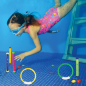 Amazon: 4-Piece Underwater Swimming/Diving Pool Toy Rings $13.95  (Reg....