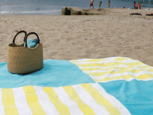 Beach mat - What to do with old towels