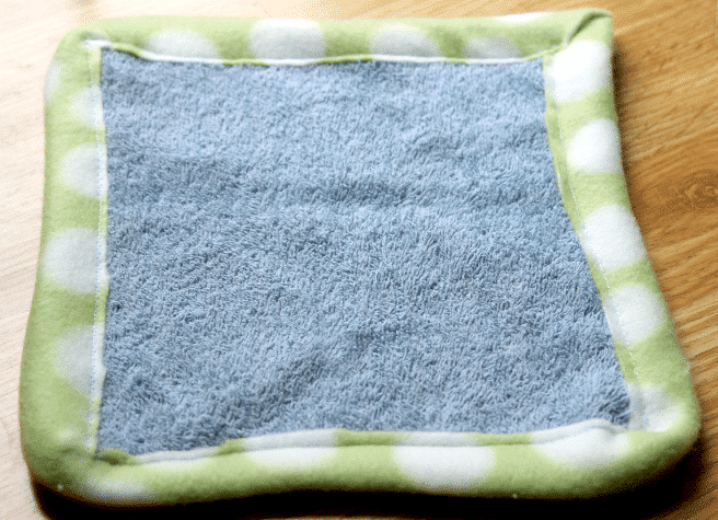 What to do with old towels: make dishrags