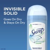Amazon: 6 Pack Secret Antiperspirant and Deodorant for Women, Original...