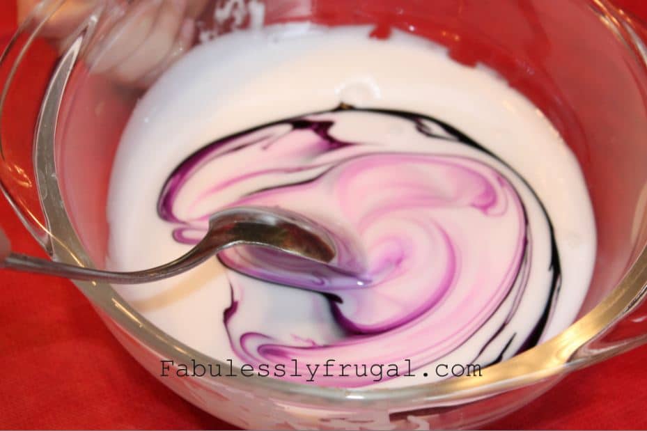 Gak Food Coloring - how to make homemade gak without borax